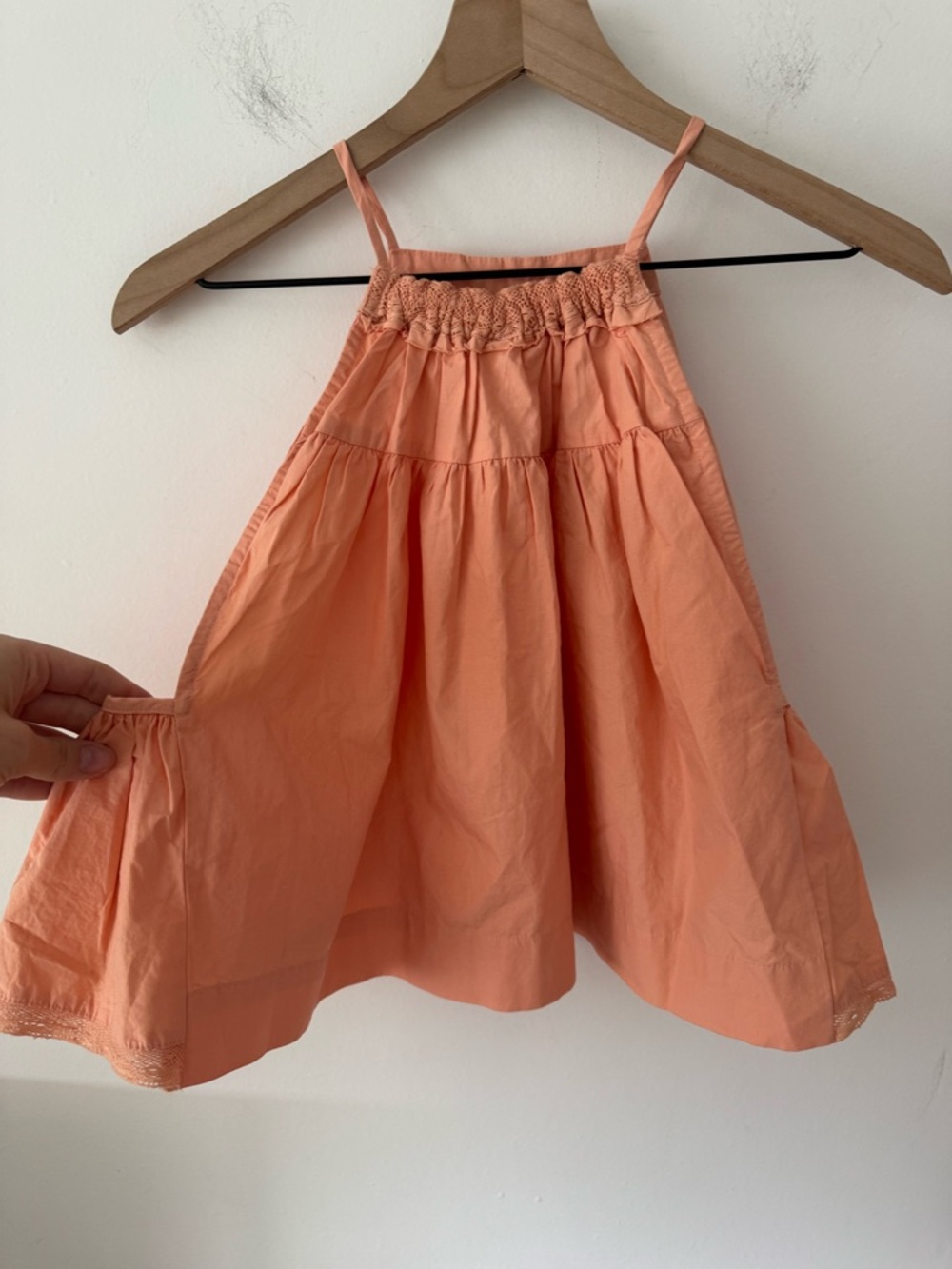 Free People Beach Life Peach Cotton Harem Pants and Swing Tank Set XS - Picture 4 of 11